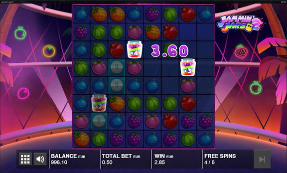 Jammin Jars big win celebration screen x2400 multiplier